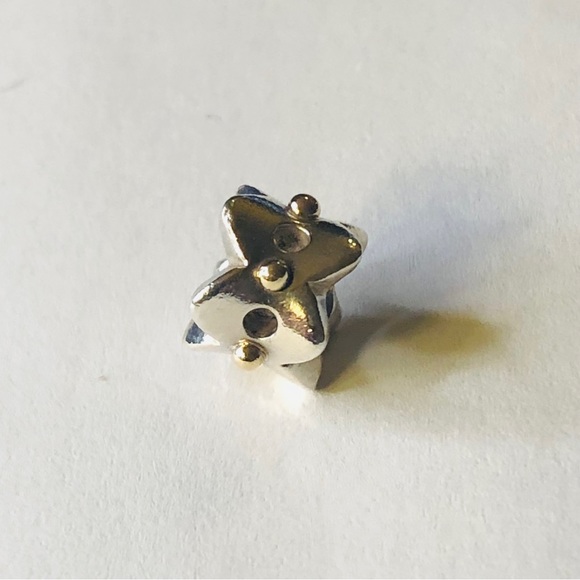 Pandora 14k Eyelet Lace Charm - Picture 7 of 8